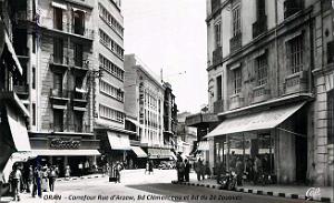 Oran - Carrefour Rue d'Arzew - Bd Clemenceau - Bd 2e Zouaves